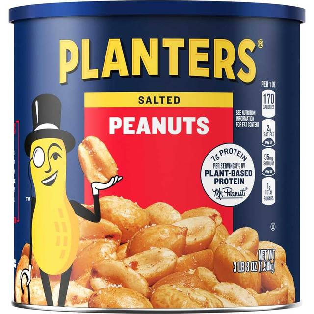 PLANTERS Salted Peanuts, 56 oz.