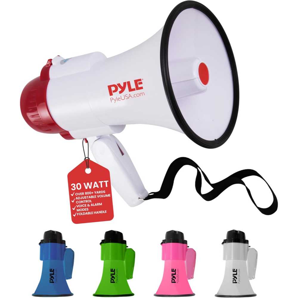 Pyle 30W Megaphone w/ Siren