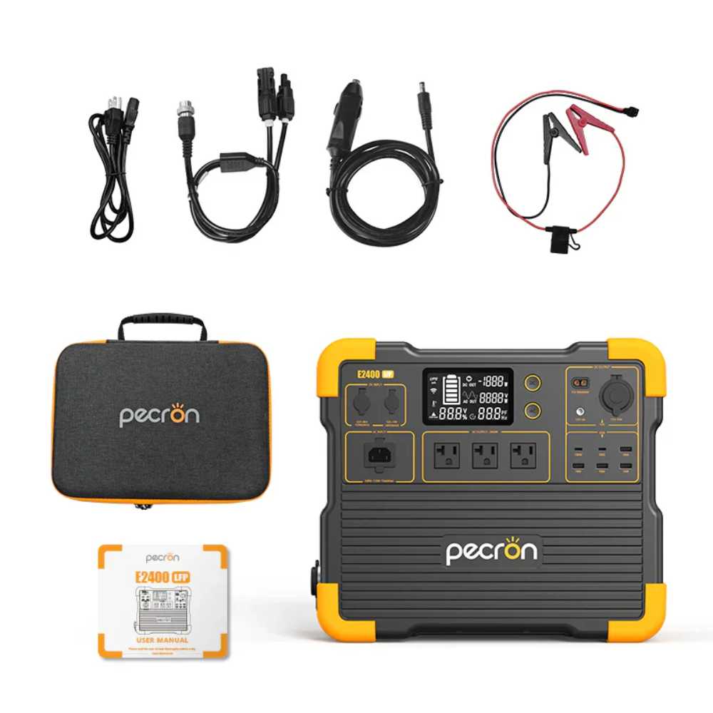 Pecron E2400LFP 2304Wh/2000W LiFePO4 Power Station