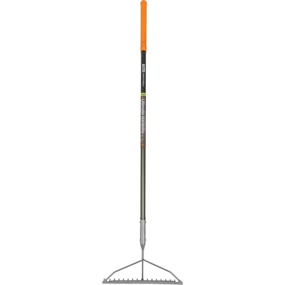 Fiskars 60" Pro Garden Rake for Soil
