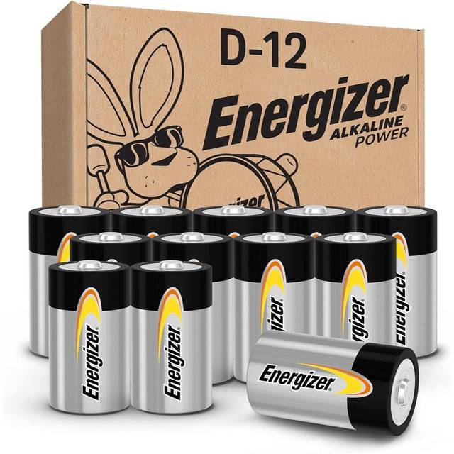 12-Pack Energizer Long-Lasting Alkaline D Batteries