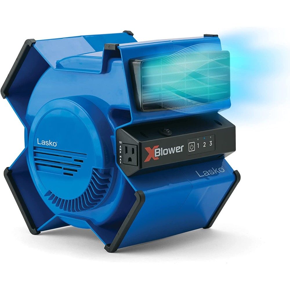Lasko X-Blower 6-Position Utility Blower Floor Fan w/ Outlet