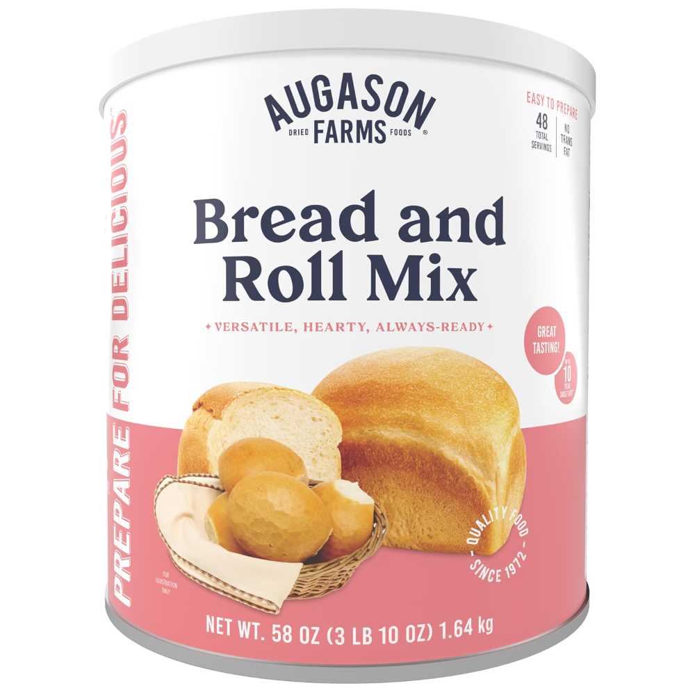Augason Farms Bread & Roll Mix #10 Can