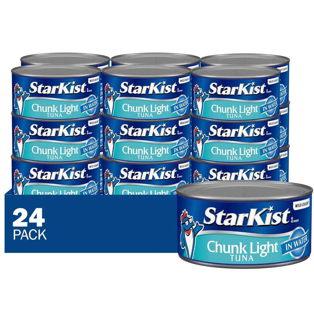 24-Pack StarKist Chunk Light Tuna in Water, 12 oz.