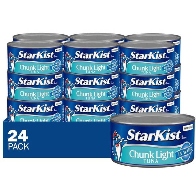 24-Pack StarKist Chunk Light Tuna in Water, 12 oz.