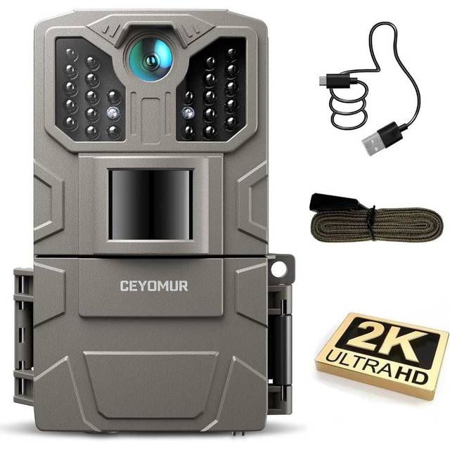 Ceyomur 2K 36MP Trail Camera w/ 2" LCD Display