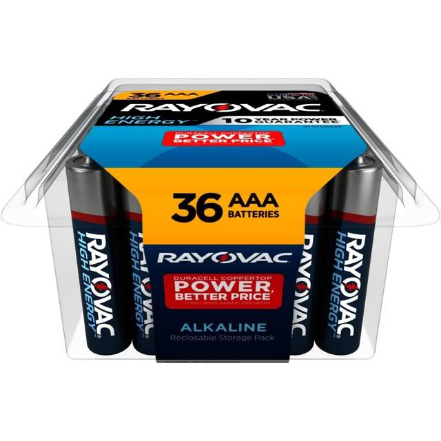 36-Pack Rayovac AAA Batteries