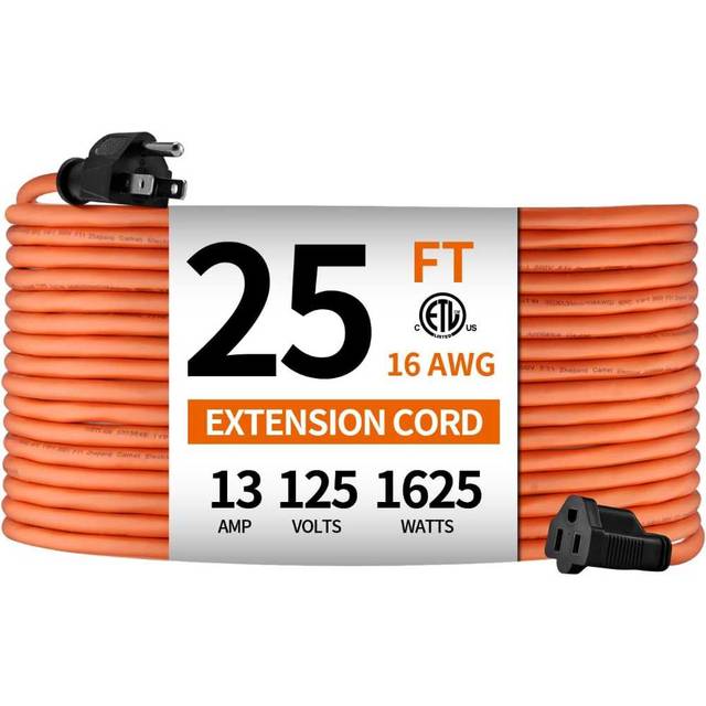 KTMC 25' 16AWG Indoor/Outdoor Extension Cord