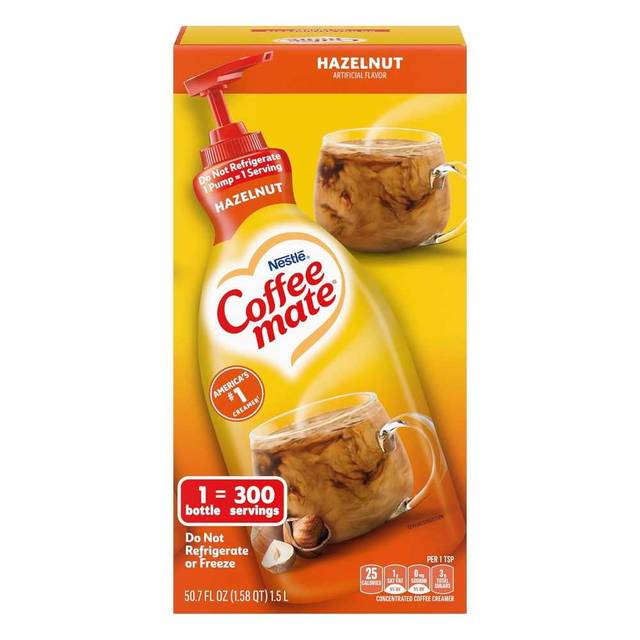 Nestle Coffee Mate Coffee Creamer, 50.7 oz (Hazelnut)