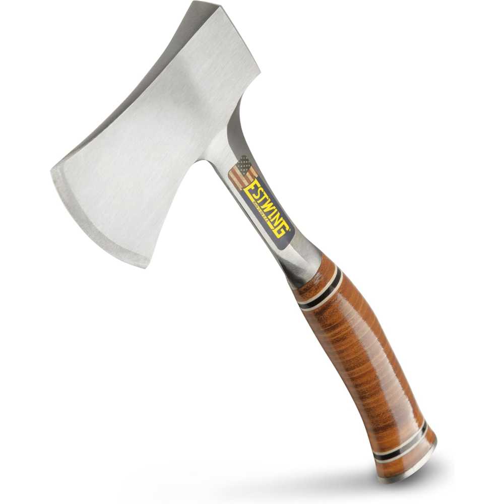 Estwing 14" Forged Steel Sportsman's Axe w/ Genuine Leather Grip
