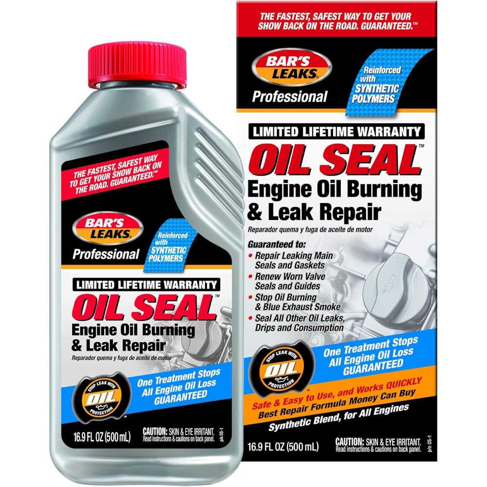 Bar's Leaks Oil Seal, Engine Oil Burning & Leak Repair, 16.9 oz.