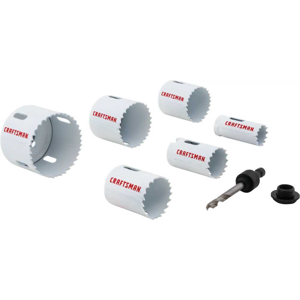 Craftsman 7-Piece Bi-Metal Hole Saw Kit