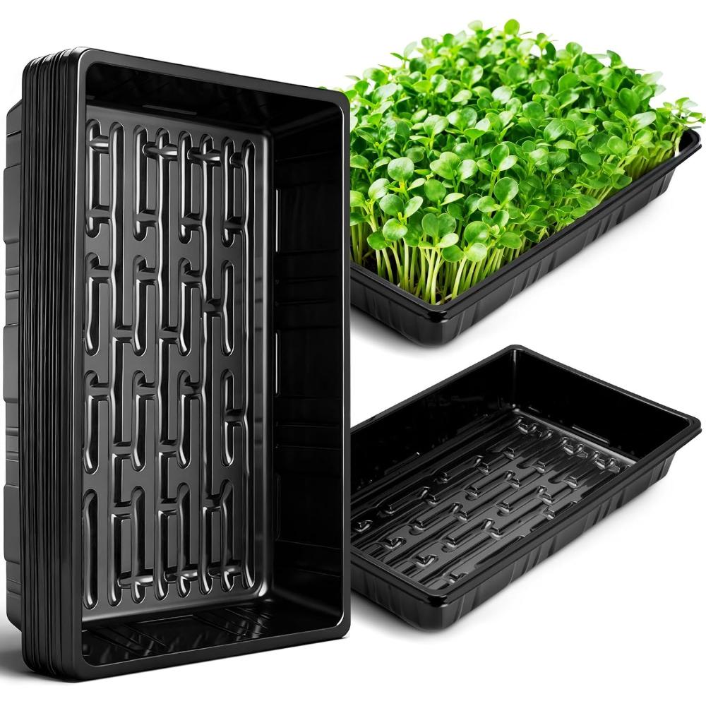 10-Pack  Sckee Growing Trays (14.5" x 9.1" x 2.3")