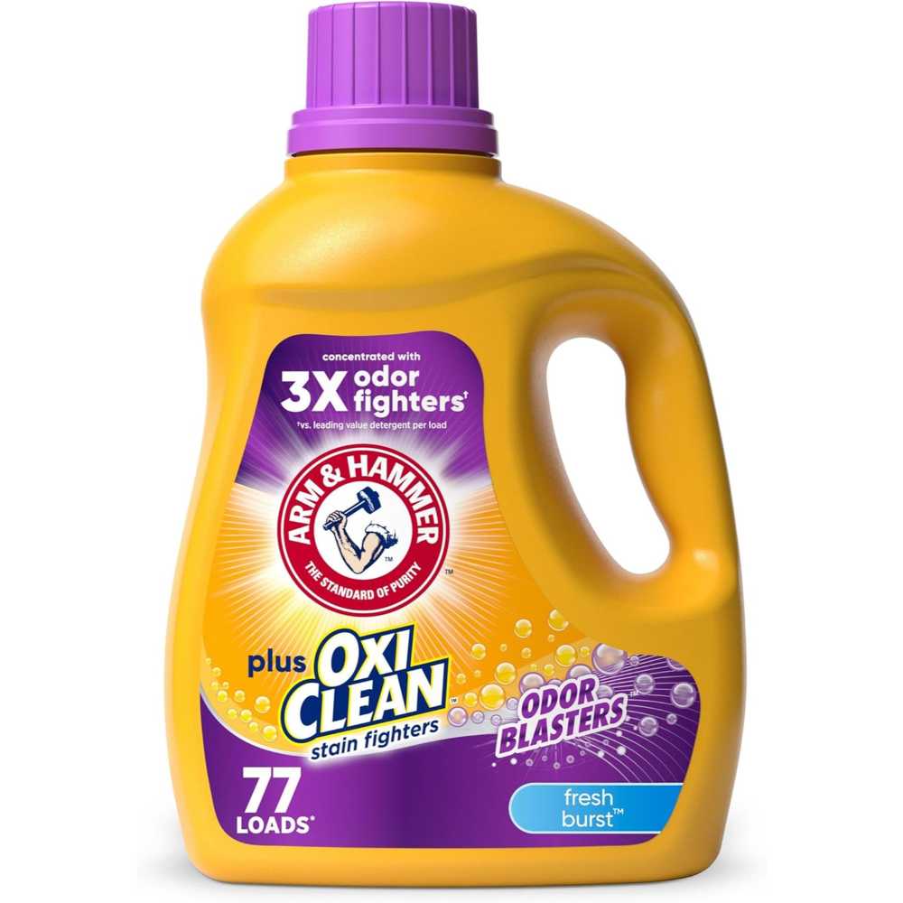 Arm & Hammer Plus OxiClean Odor Blasters Liquid Laundry Detergent, 100.5 oz.