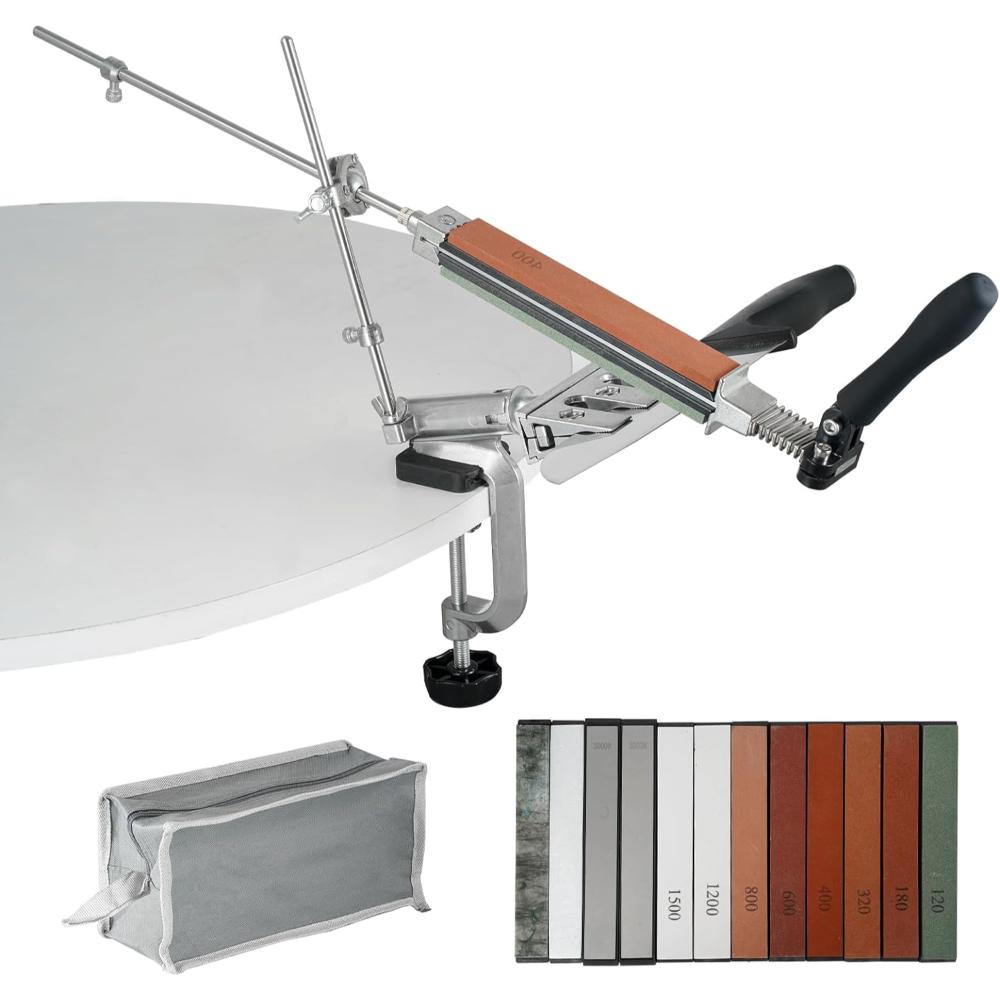 Vevor 360° Knife Sharpener System w/ 12x Whetstones