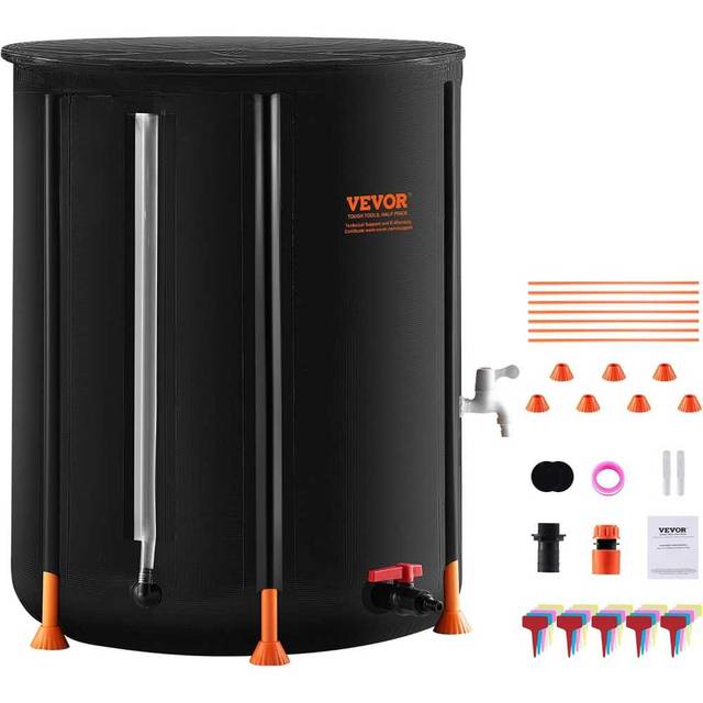 VEVOR 100-Gallon Collapsible Rain Barrel