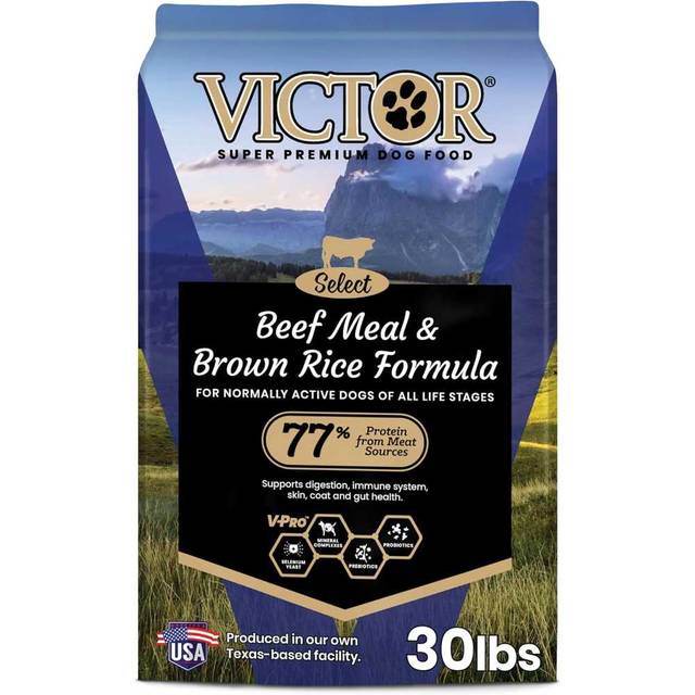 Victor Super Premium Dry Dog Food, 30 lb. (Beef Meal & Brown Rice)