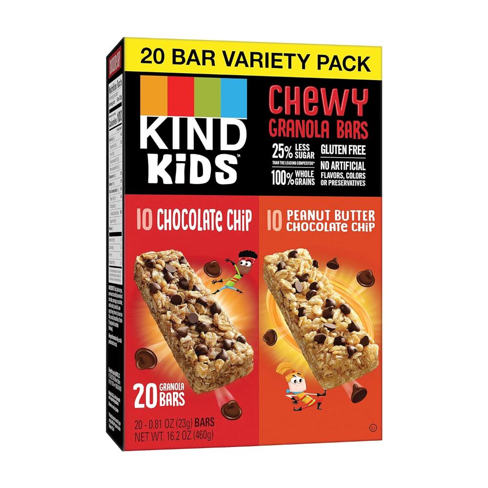 80-Pack KIND Kids Granola Chewy Bar (Chocolate & Peanut Butter Chocolate Chip)
