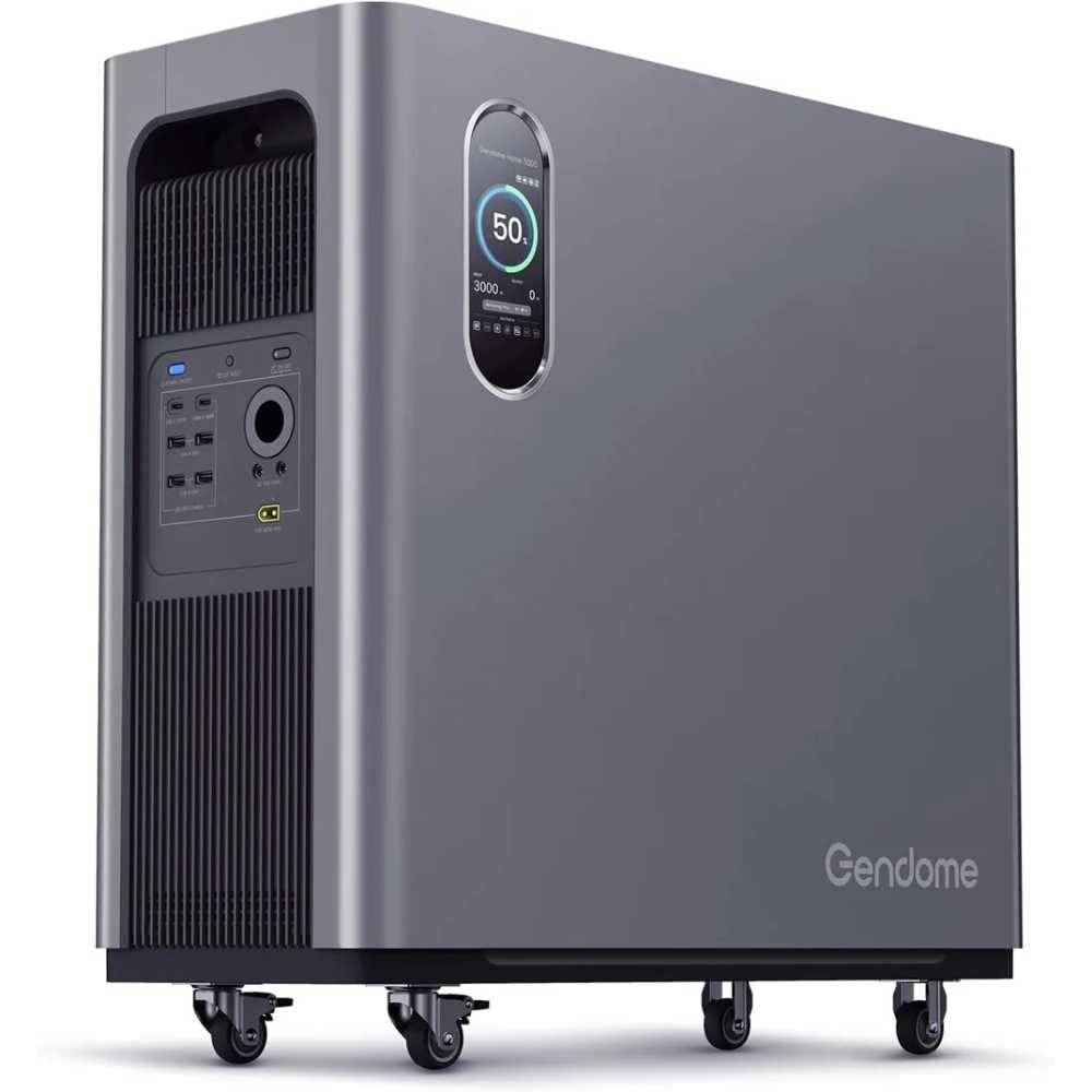 Gendome Home3000 3000W/3072Wh LiFePO4 Power Station