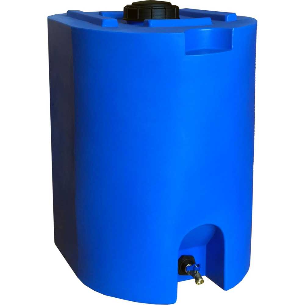 WaterPrepared Stackable 55-Gallon Drinking Water Storage Tank w/ Spigots