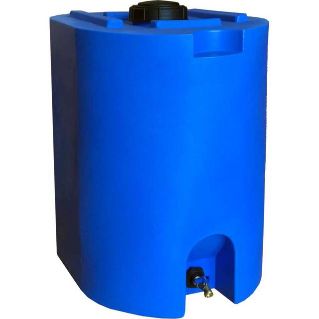 WaterPrepared Stackable 55-Gallon Drinking Water Storage Tank w/ Spigots