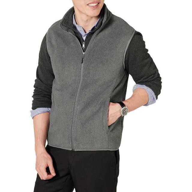 Amazon Essentials Full-Zip Polar Fleece Vest (Various Colors and Sizes)