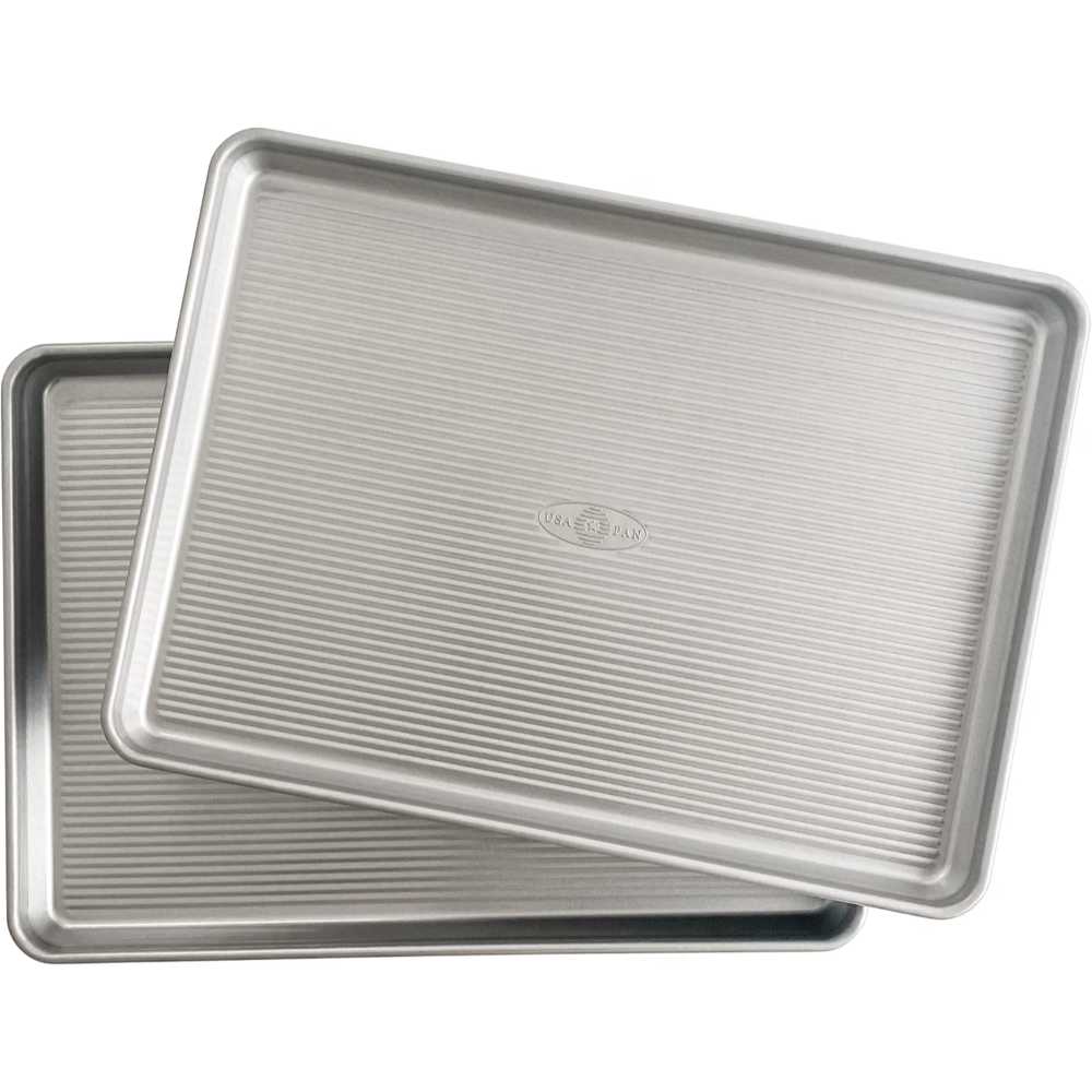 2-Pack USA Pan Bakeware Half Sheet Pan