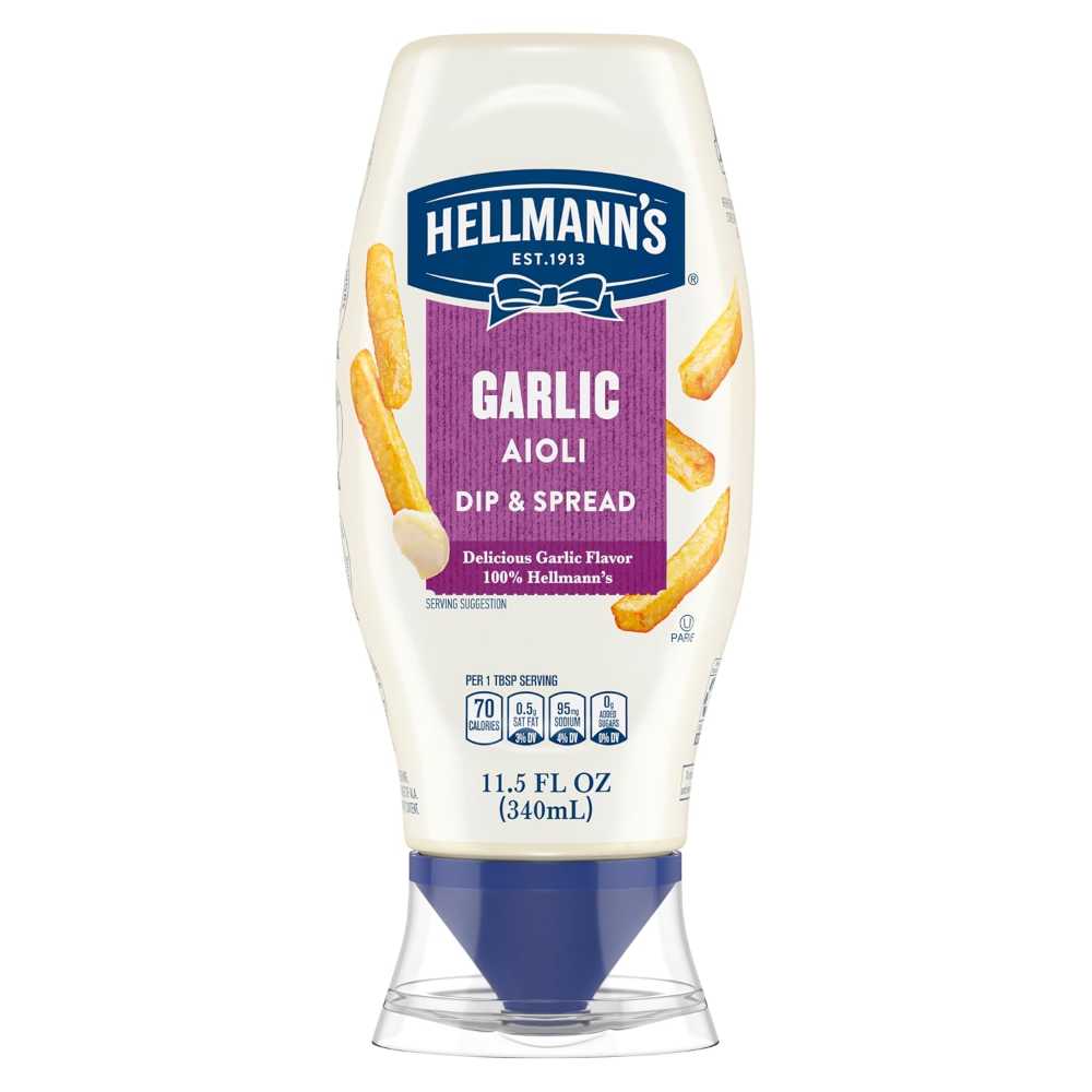 Hellmann's Garlic Aioli Dip & Spread, 11.5 oz.
