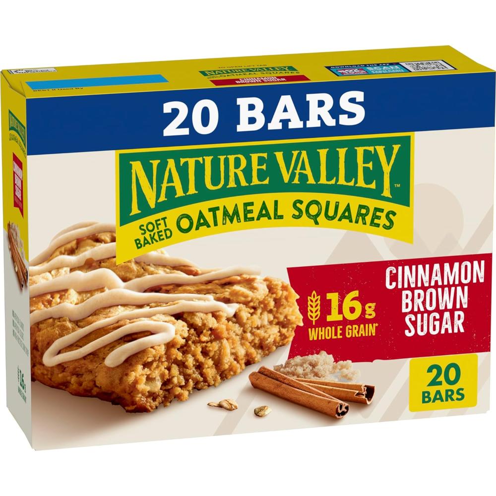 20-Pack Nature Valley Soft-Baked Oatmeal Squares (Cinnamon Brown Sugar)
