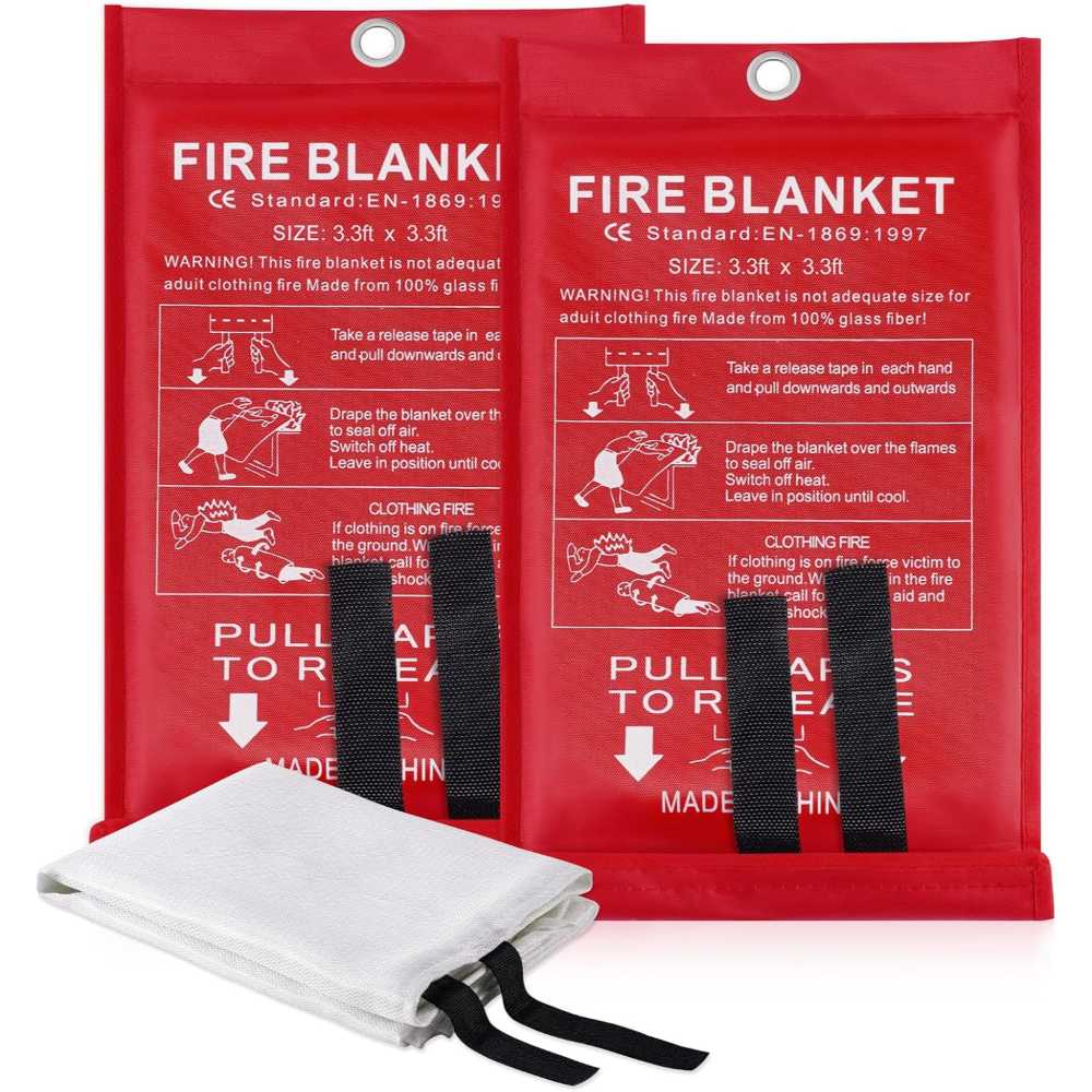 2-Pack Luxjet Emergency Fire Blanket