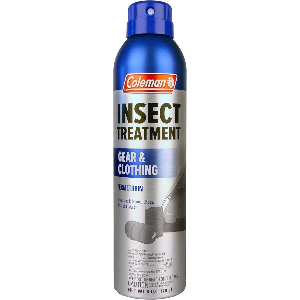 Coleman Permethrin Insect Repellent Spray for Gear and Clothing, 6 oz.
