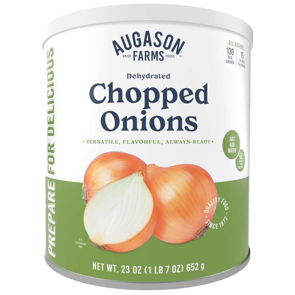 Augason Farms Chopped Onions Can