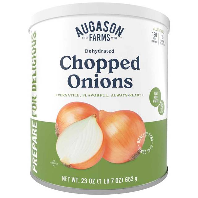 Augason Farms Chopped Onions Can