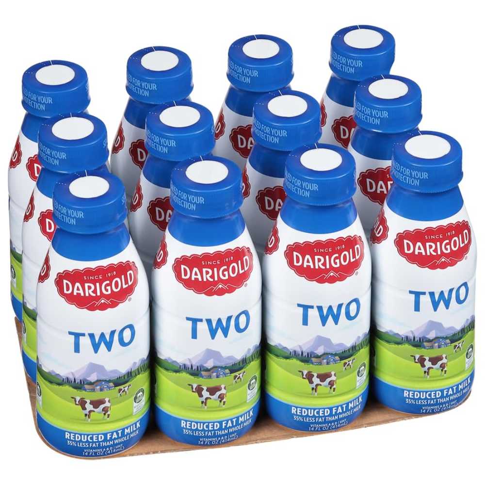 12-Pack Darigold 2% Shelf-Stable Milk, 14 oz.