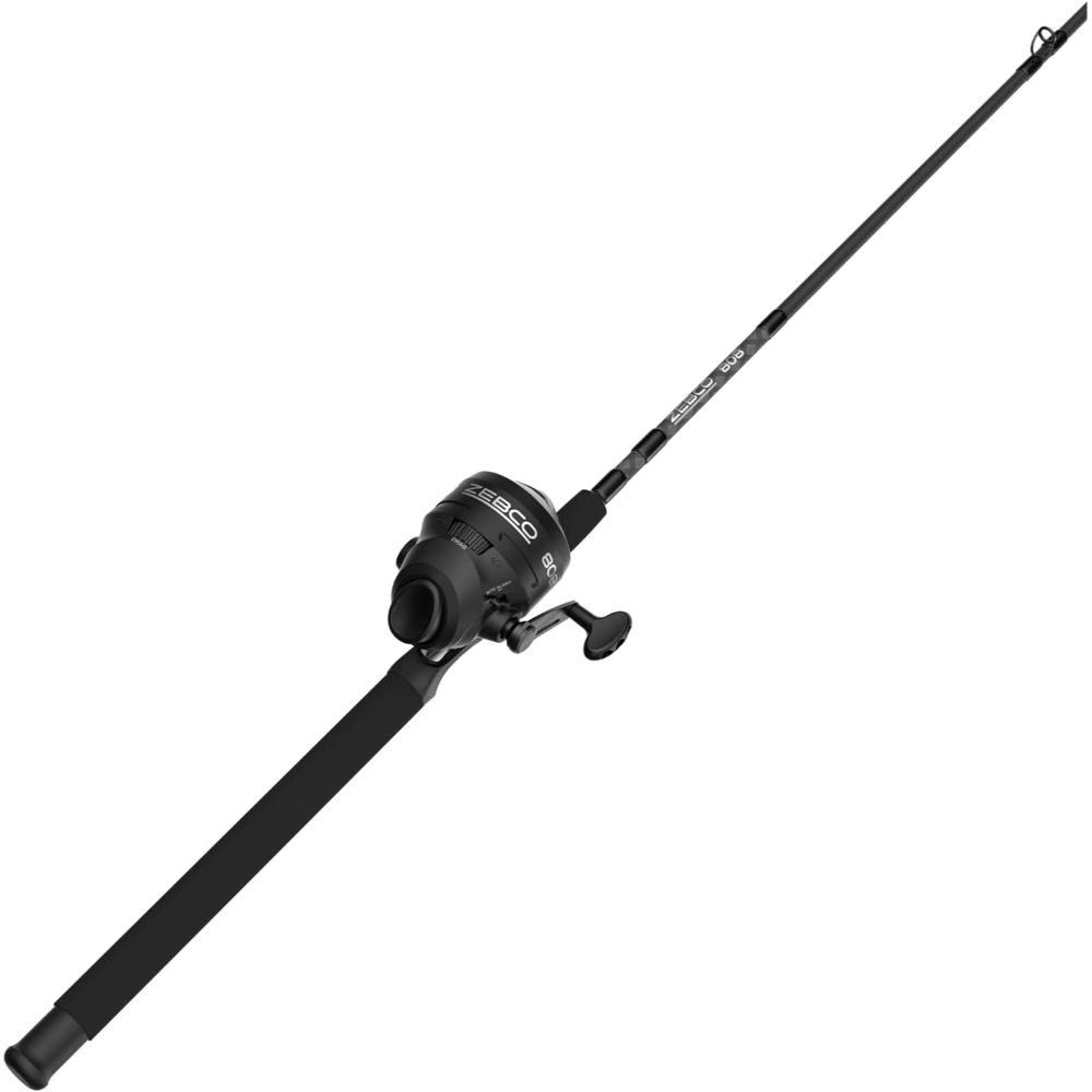 Zebco 808 7' Spincast Reel & Fishing Rod Combo
