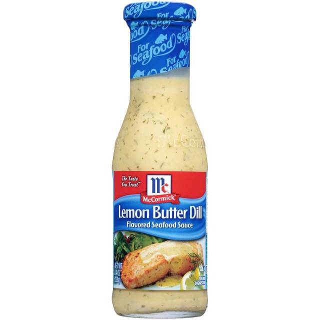 6-Pack McCormick Lemon Butter Dill Flavored Seafood Sauce, 8.4 oz.