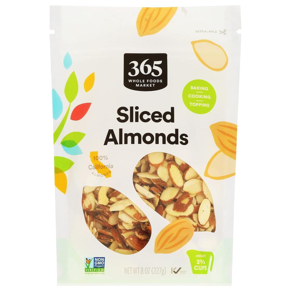 365 by Whole Foods Sliced Almonds, 8 oz.