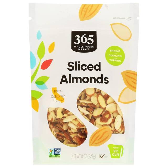365 by Whole Foods Sliced Almonds, 8 oz.