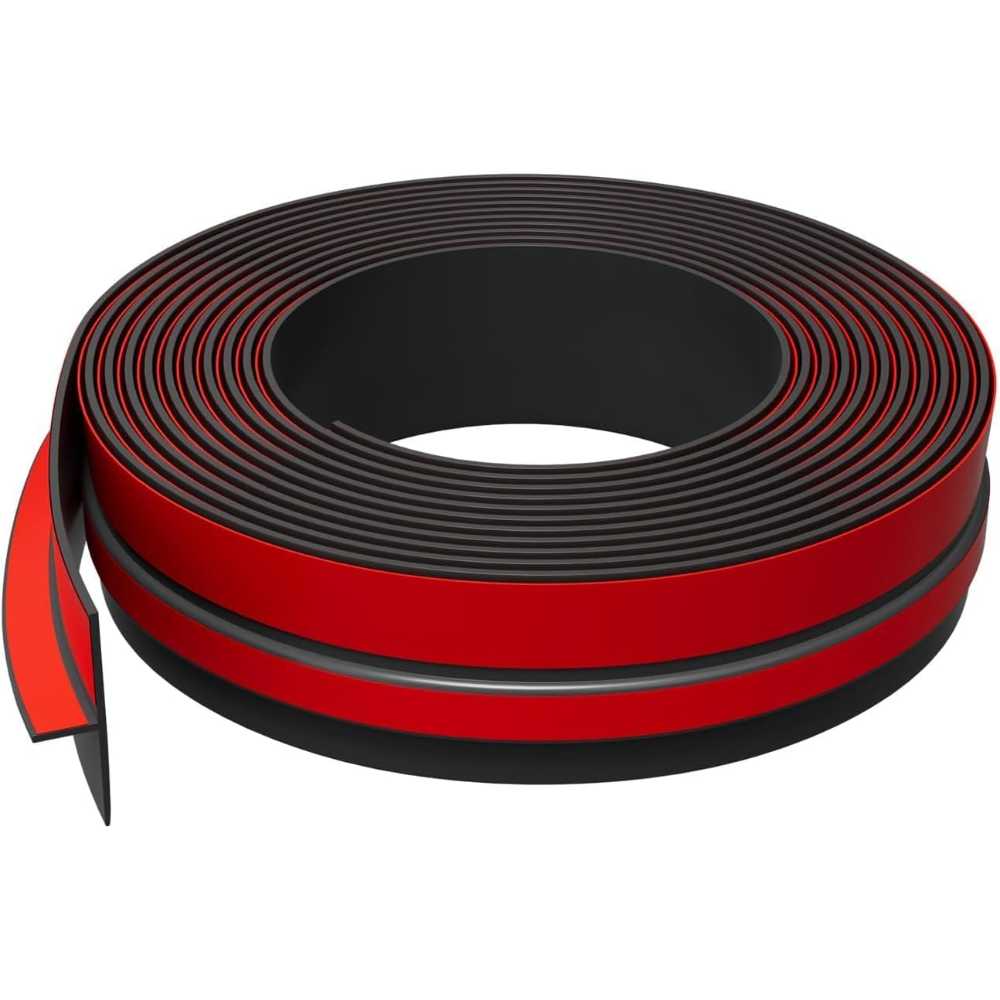 Elvone 1.97" x 40' T-Shaped Door Draft Stopper