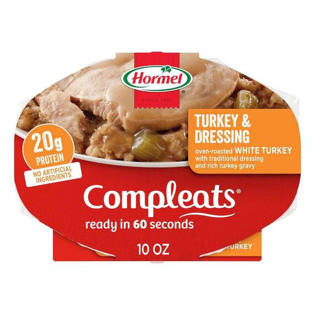 6-Pack Hormel Compleats Turkey & Dressing, 10 oz.
