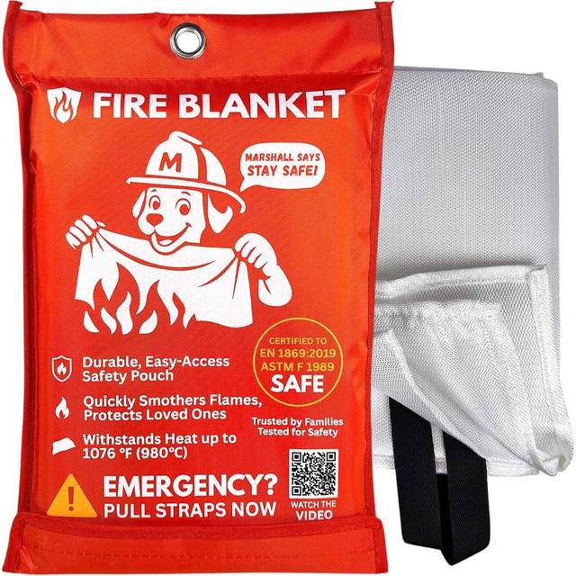 Marshall 40" x 40" Emergency Fire Blanket