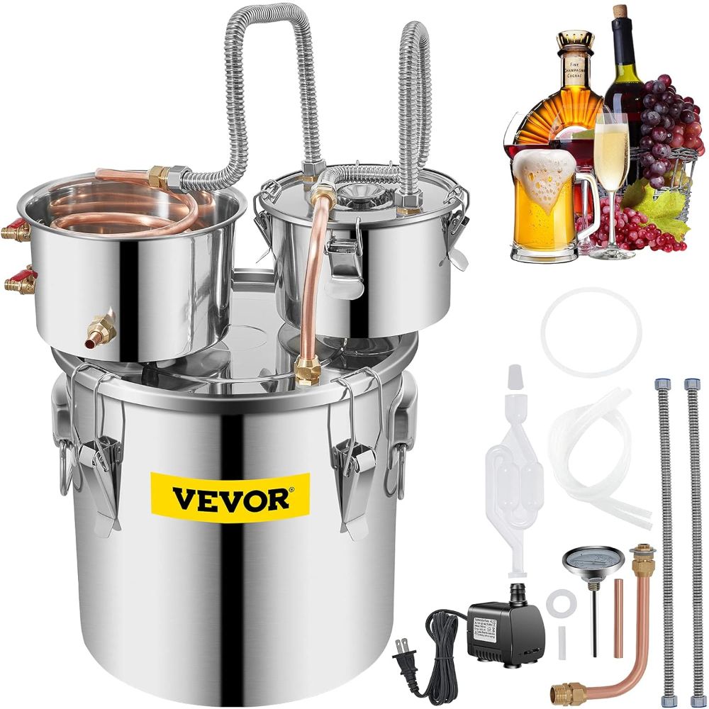 Vevor Stainless Steel Alcohol Distiller, 3 Gallon