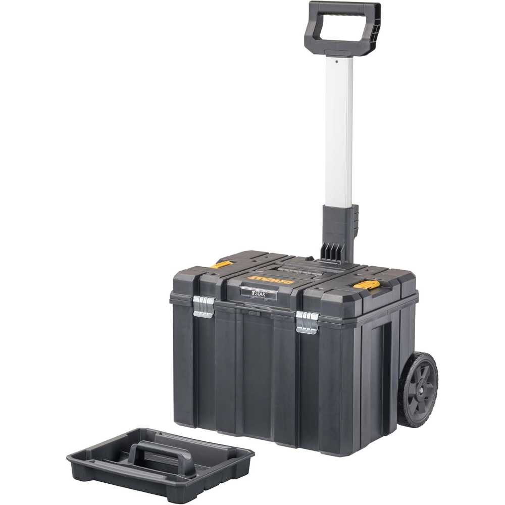 DEWALT TSTAK Modular Mobile Storage Deep Box w/ Wheels