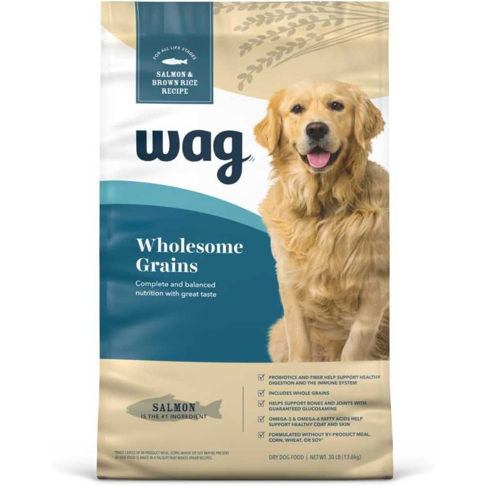 Wag Dry Dog Food, 30 lbs. (Salmon or Beef)