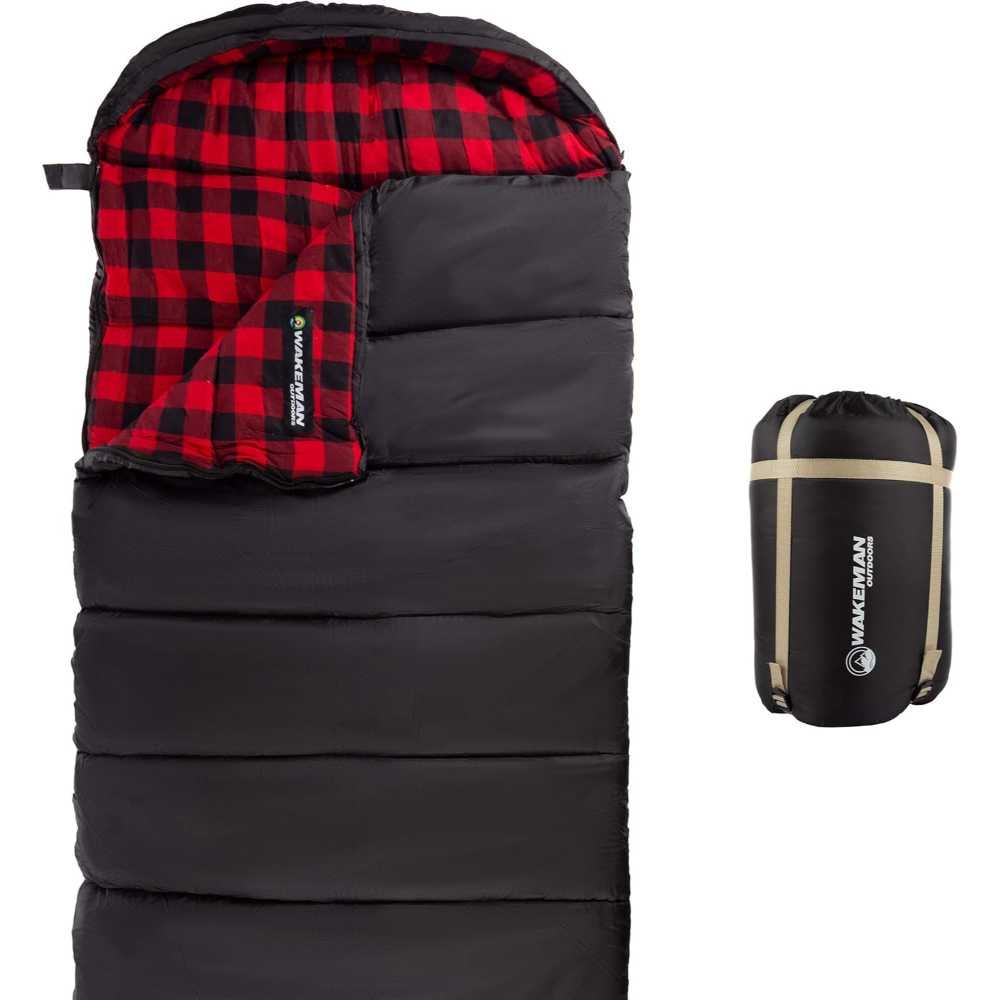 Wakeman XL 32°F Sleeping Bag (90" x 36")