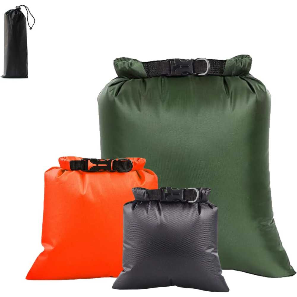 3-Pack Ilzar Waterproof Dry Bag (8L, 3L, 2.5L)
