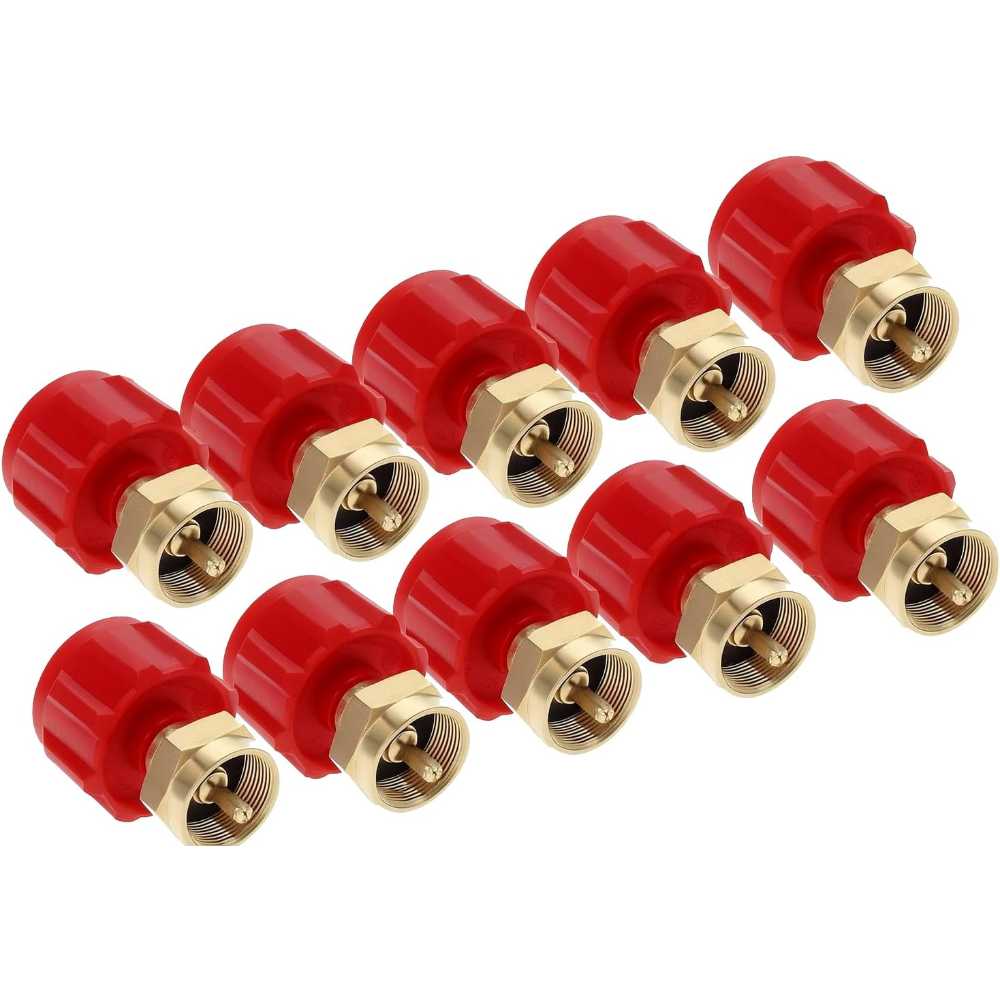 10-Pack GasOne Propane Refill Adapter (20 lb. to 1 lb.)