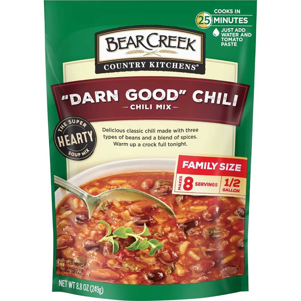 Bear Creek Darn Good Chili Mix, Family Size 8.8 oz.