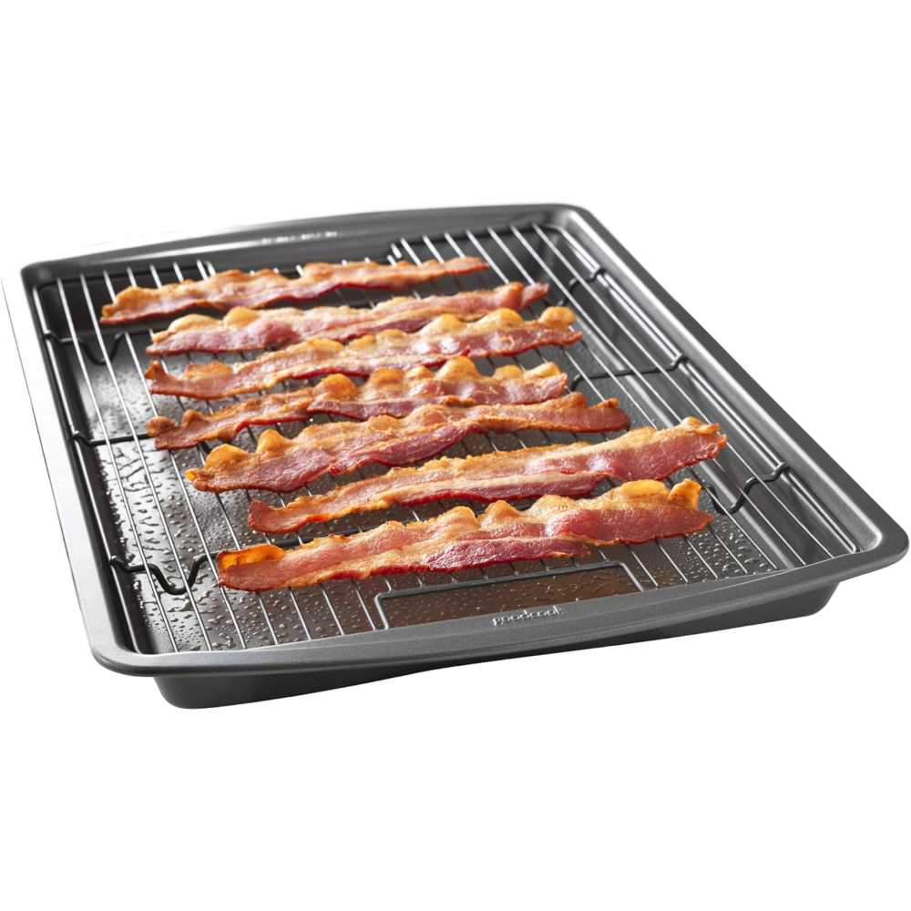 GoodCook 15” x 10.5” Carbon Steel Baking Pan w/ Wire Rack
