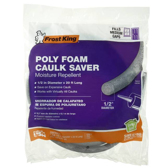 Frost King C22H 1/2"x20' Caulk Saver